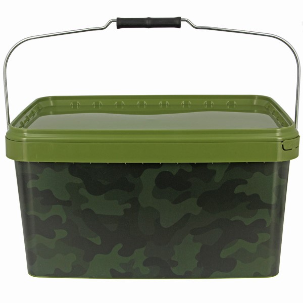 NGT kbelík Square Camo Bucket Objem: 12,5 l