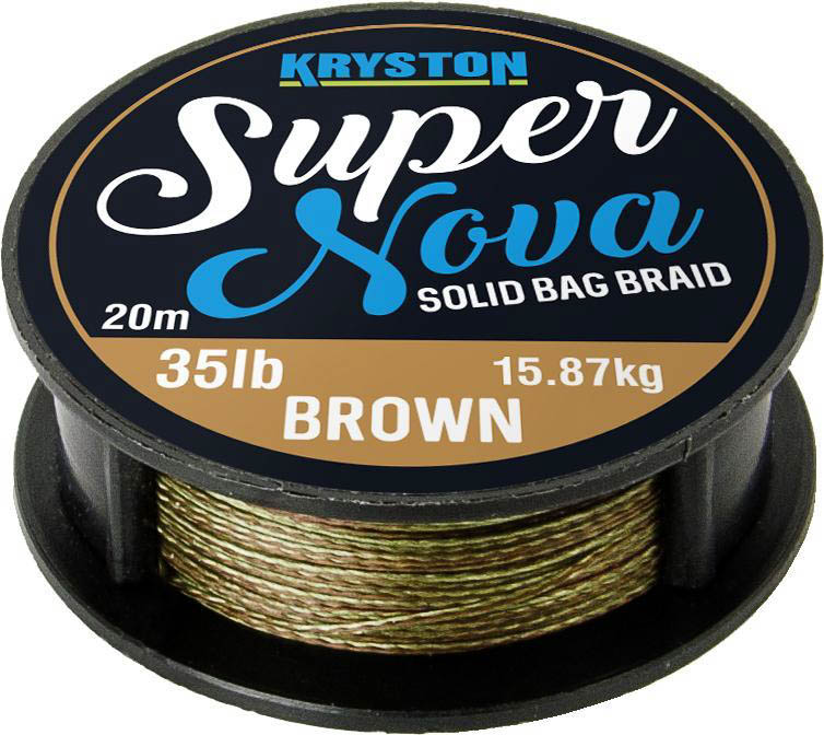 Kryston pletená šňůrka Super Nova solid braid 20m Barva Zelená: Varianta 15lb