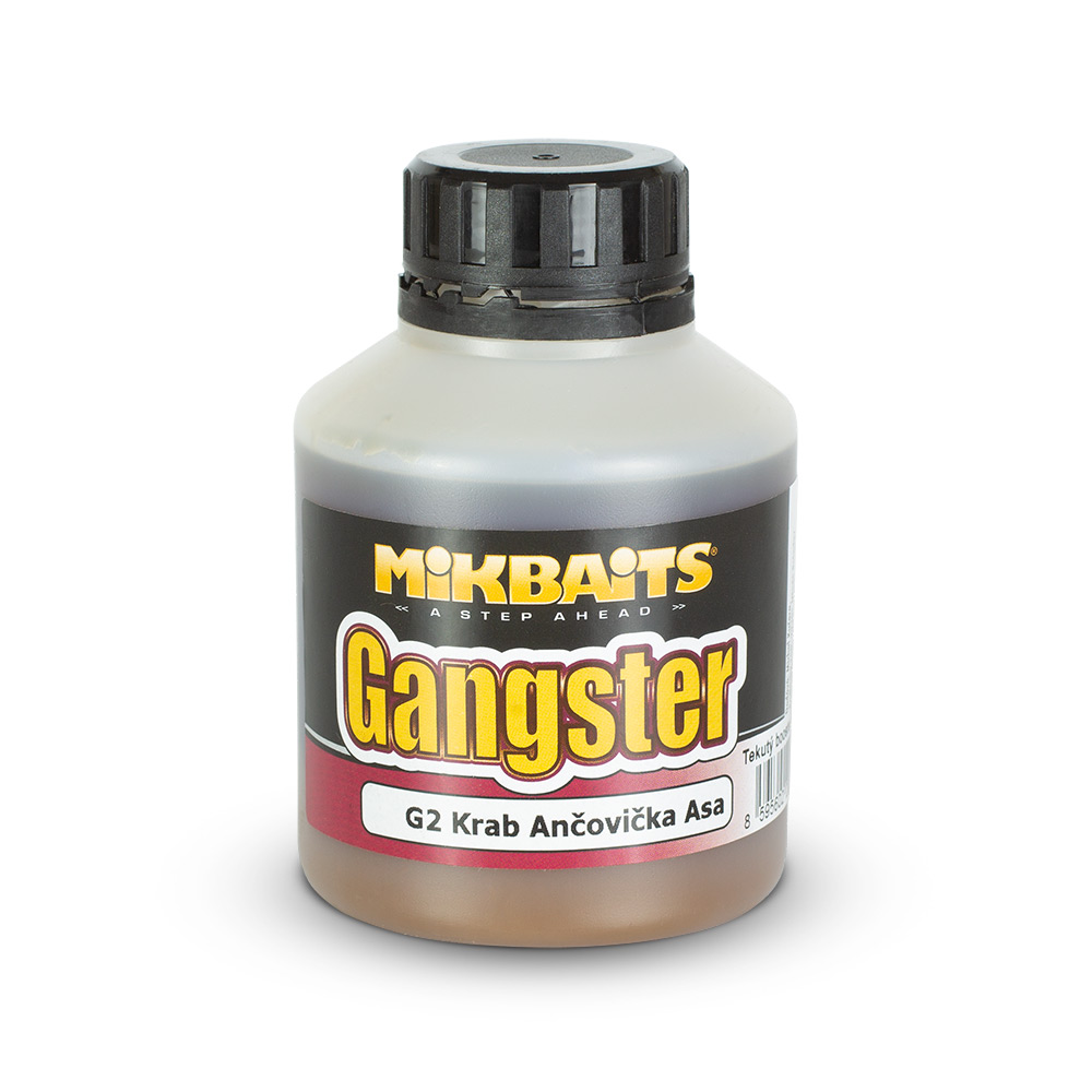 Mikbaits booster Gangster G2 Krab Ančovička Asa 250ml