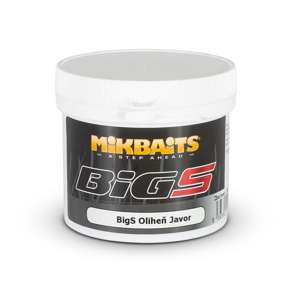 Mikbaits obalovací těsto BigS Oliheň Javor 200g