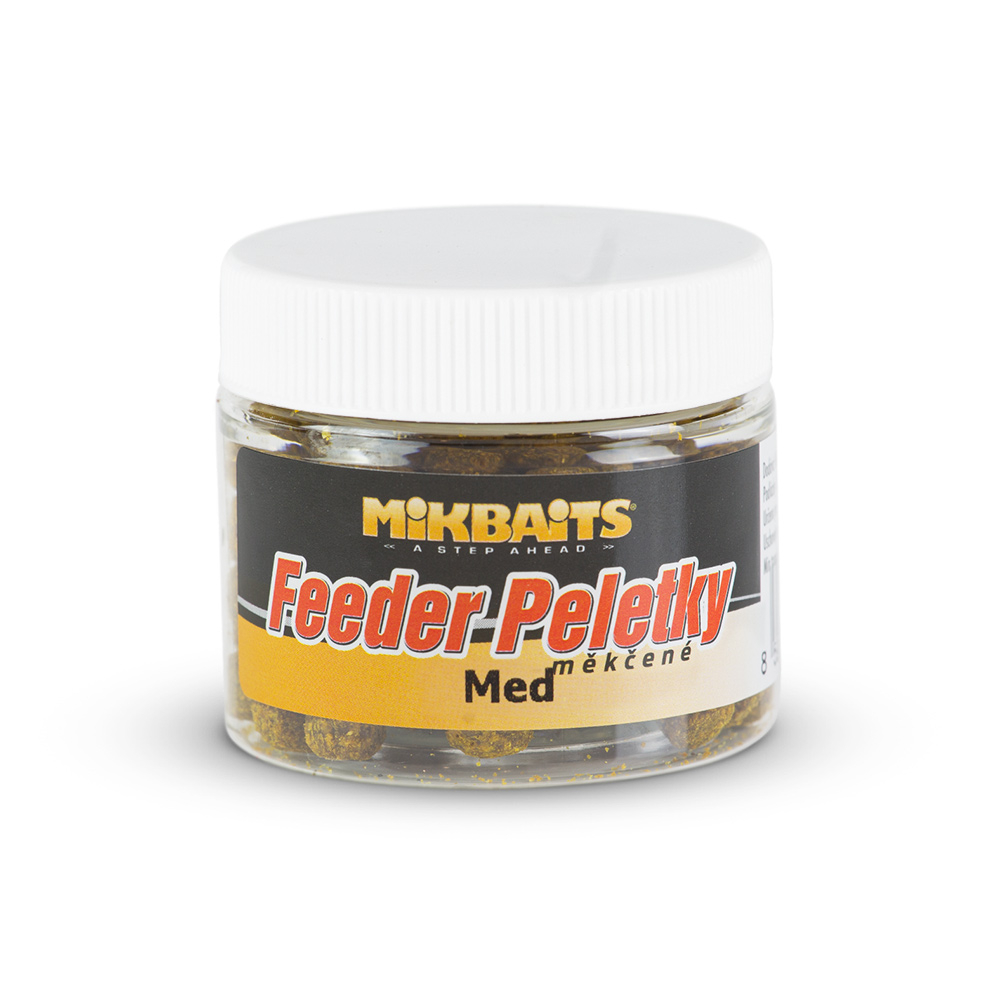 Mikbaits Feeder měkčené peletky 50ml Příchuť: Med