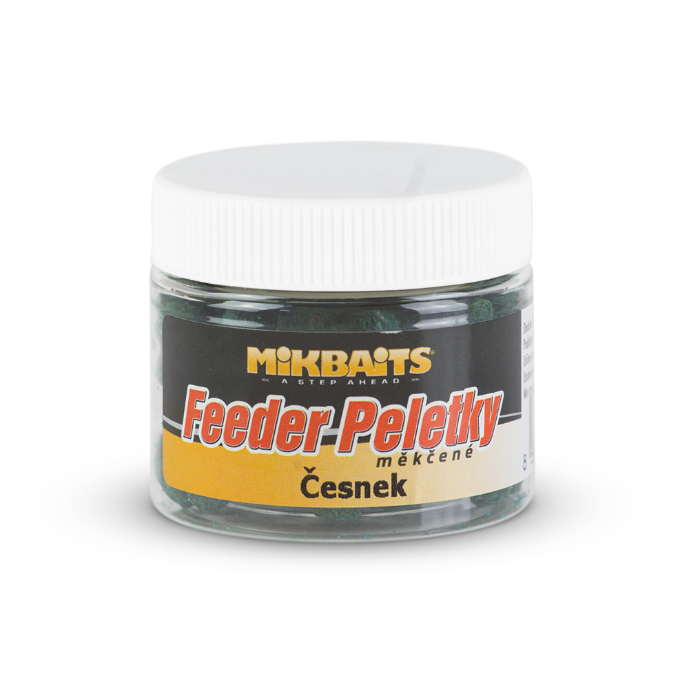 Mikbaits Feeder měkčené peletky 50ml Příchuť: Česnek