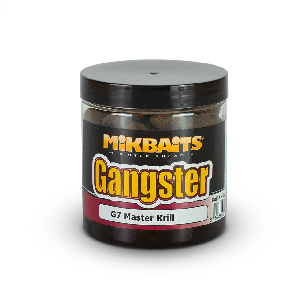 Mikbaits boilie v dipu Gangster G7 Master Krill 250ml Průměr: 20mm