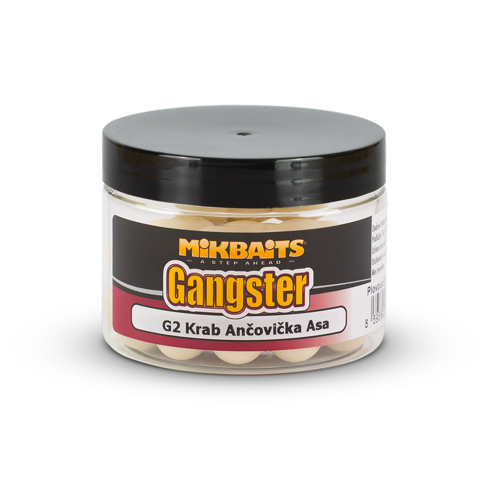 Mikbaits pop-up Gangster G2 Krab Ančovička Asa 150ml Průměr: 18mm