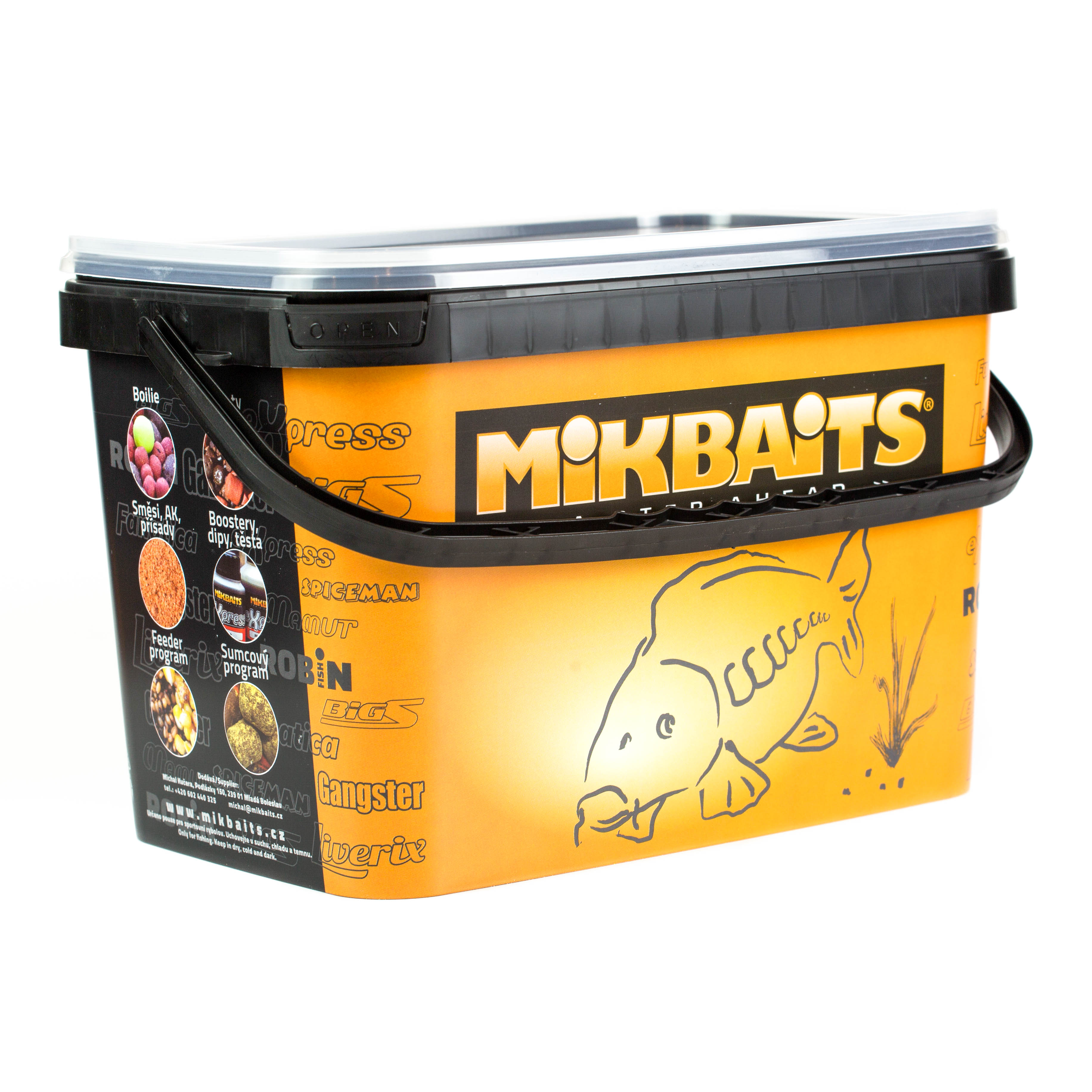 Mikbaits boilie Krvavý Huňáček Švestka Oliheň 20mm Balení: 2,5kg