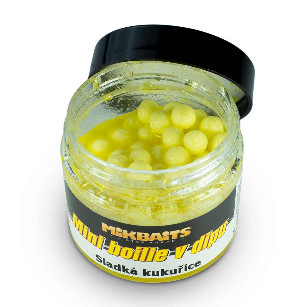 Mikbaits mini boilie v dipu 50ml Příchuť: Smradlavý sýr