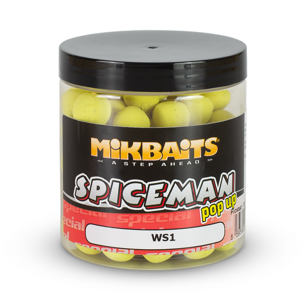 Mikbaits plovoucí fluo boilie Spiceman WS1 Citrus 250ml Průměr: 18mm
