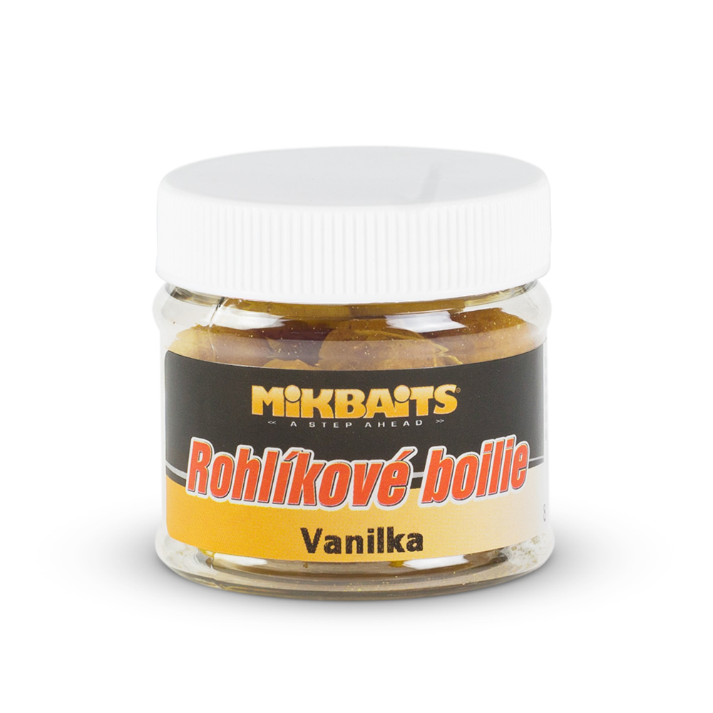 Mikbaits rohlíkové boilie 50ml Příchuť: Vanilka