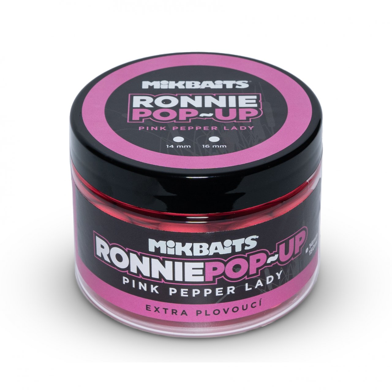 Mikbaits Ronnie pop-up 14mm 150ml Příchuť: Pink Pepper Lady