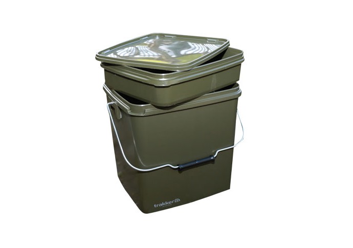 Trakker kbelík Olive Square Container 13l