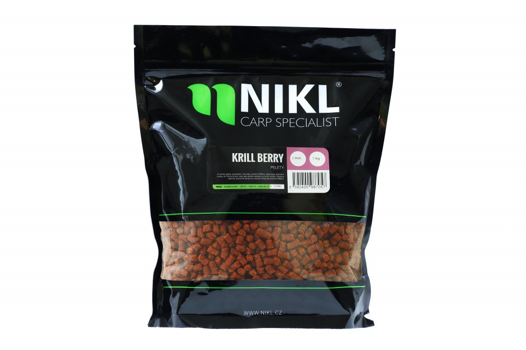 Karel Nikl pelety KrillBerry 1kg Velikost: 18mm