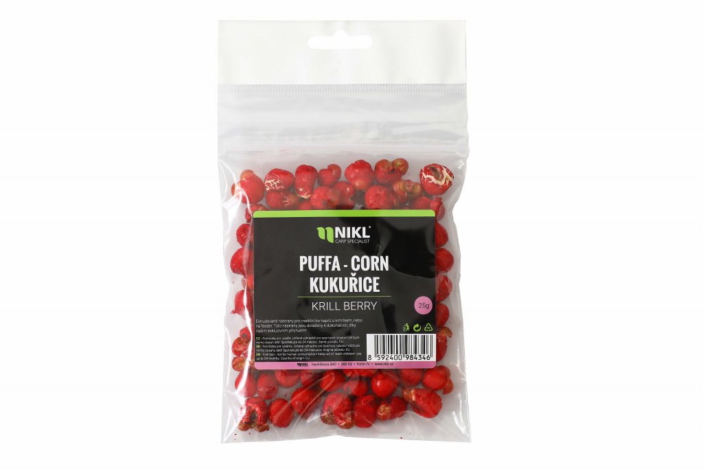 Karel Nikl foukaná pšenice Puffa 25g Příchuť: Strawberry