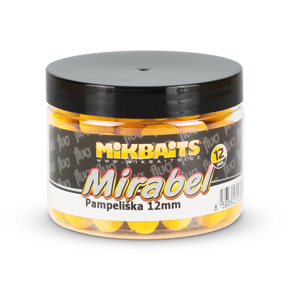 Mikbaits boilie Mirabel Fluo 12mm 150ml Příchuť: Pampeliška