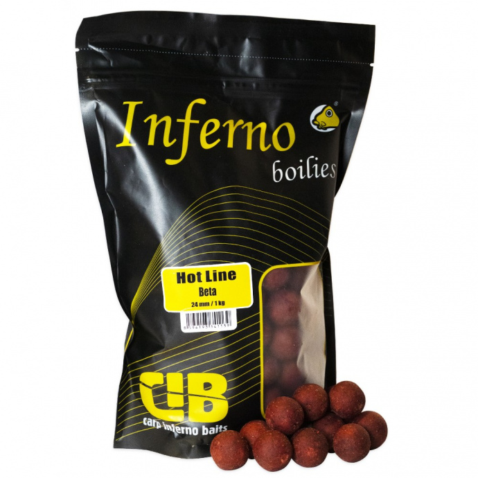 Carp Inferno boilies Hot Line Beta 1kg Průměr: 24mm