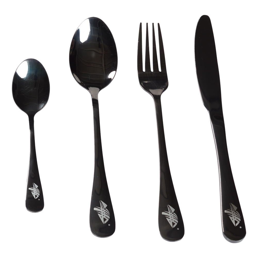 Giants fishing sada příborů černý nerez Cutlery SS 410