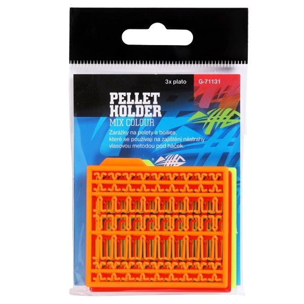 Giants fishing zarážky na pelety Pellet Holder Mix Colour(oranžová,žlutá,červená)