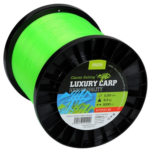 Giants fishing vlasec Luxury Carp High-Visibility Green 5000m Průměr: 0,28mm/7,9kg