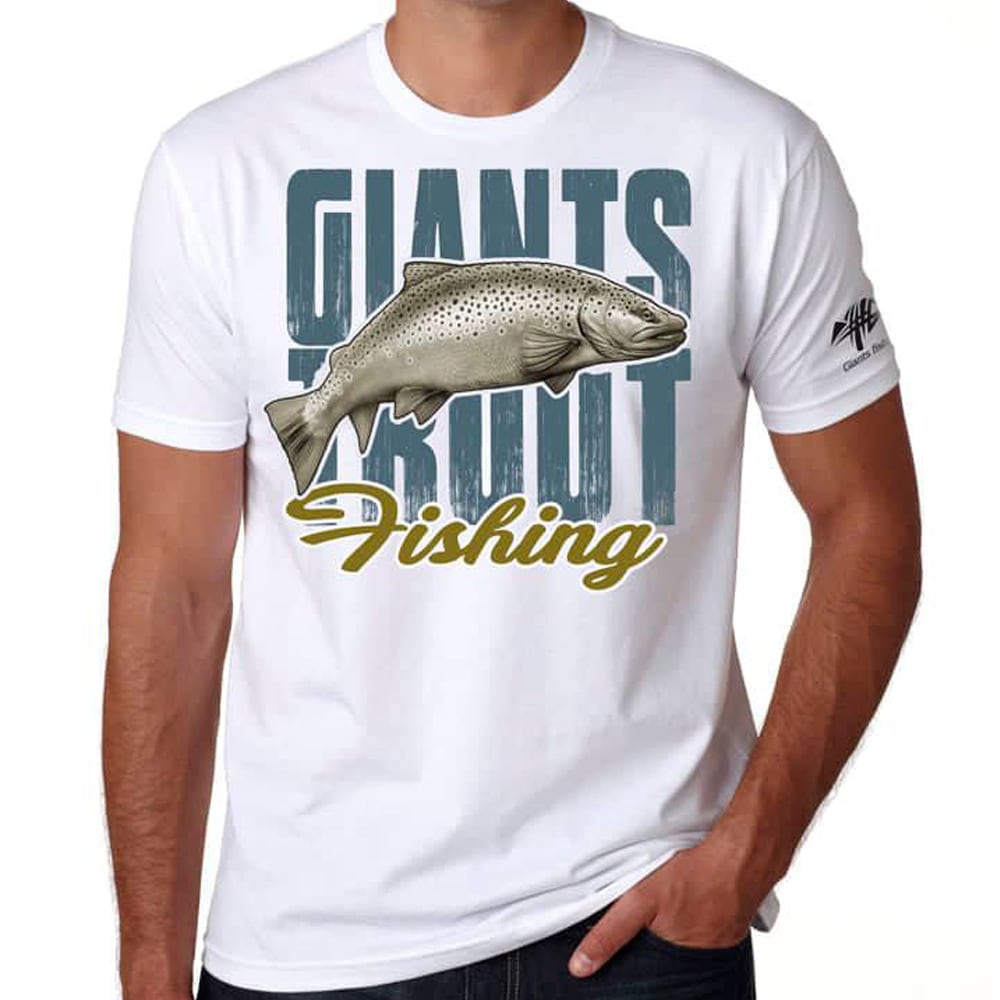 Giants fishing tričko Men´s T-shirt white Trout Velikost: M