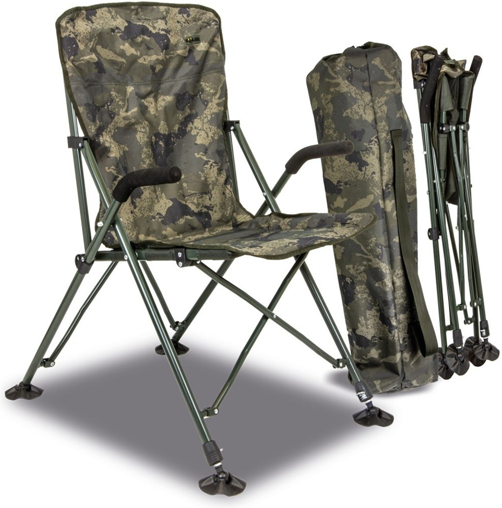 Solar křeslo Undercover Camo Foldable Easy Chair High
