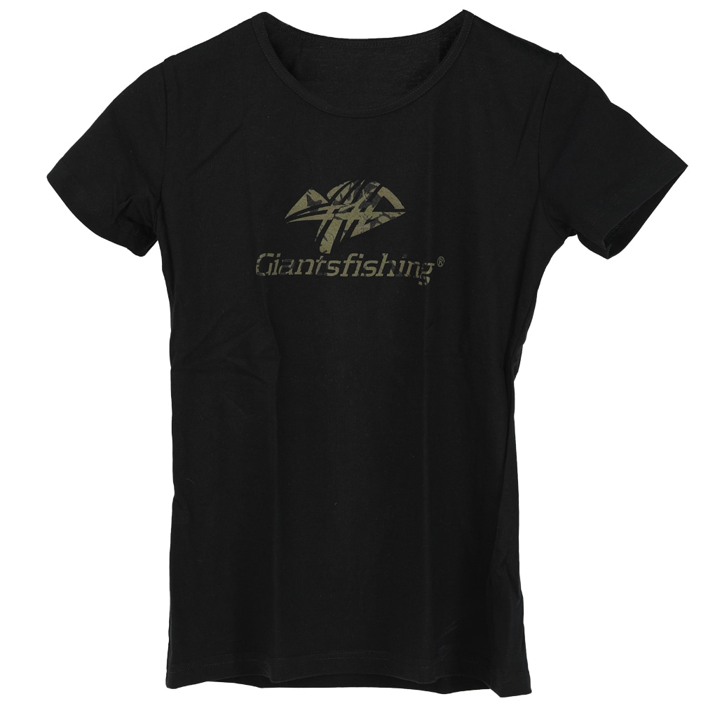 Giants fishing tričko dámské černé Camo Logo Velikost: L