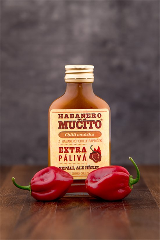 Semínka Chilli omáčka Habanero Mučíto 100ml