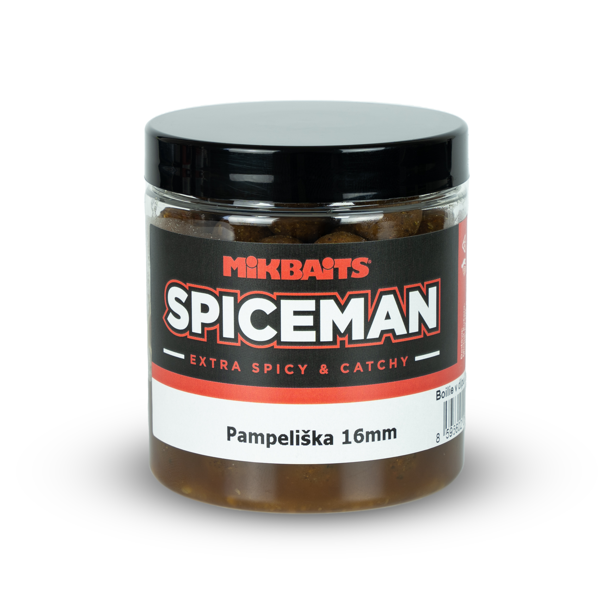 Mikbaits boilie v dipu Spiceman Pampeliška 250ml Průměr: 16mm