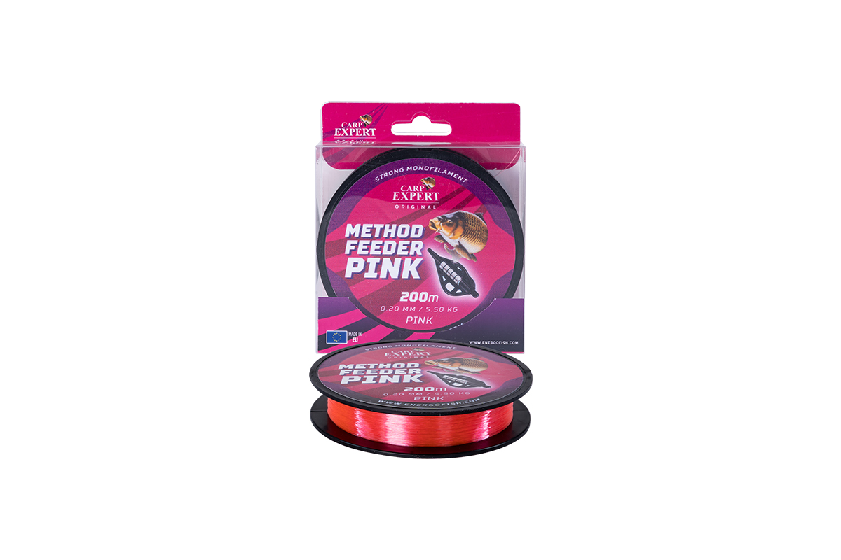 Carp Expert vlasec Method Feeder Pink 200m Průměr: 0,25mm