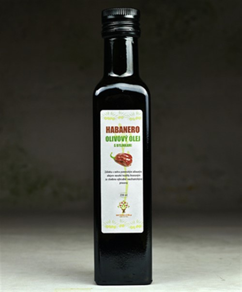 Semínka Chilli olivový olej s chilli Habanero 220ml