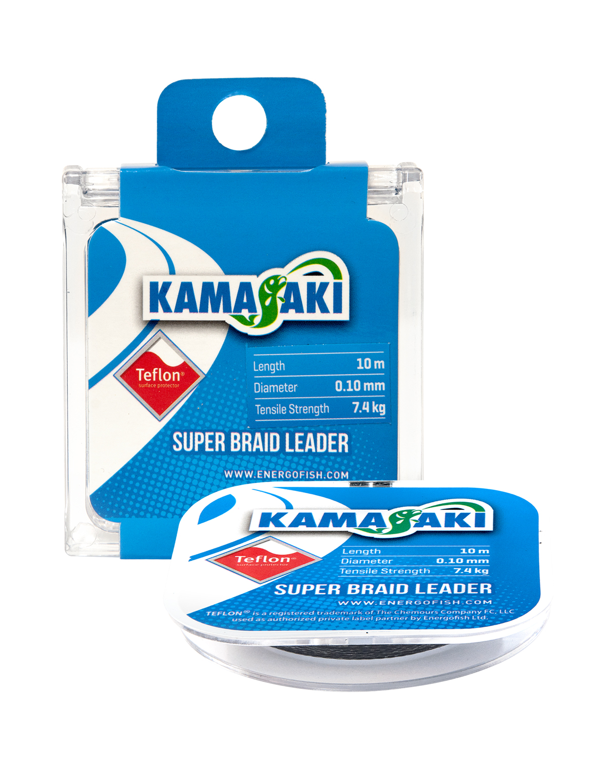 Kamasaki návazcová šňůra Super Braid Leader šedá 10m Průměr: 0,30mm