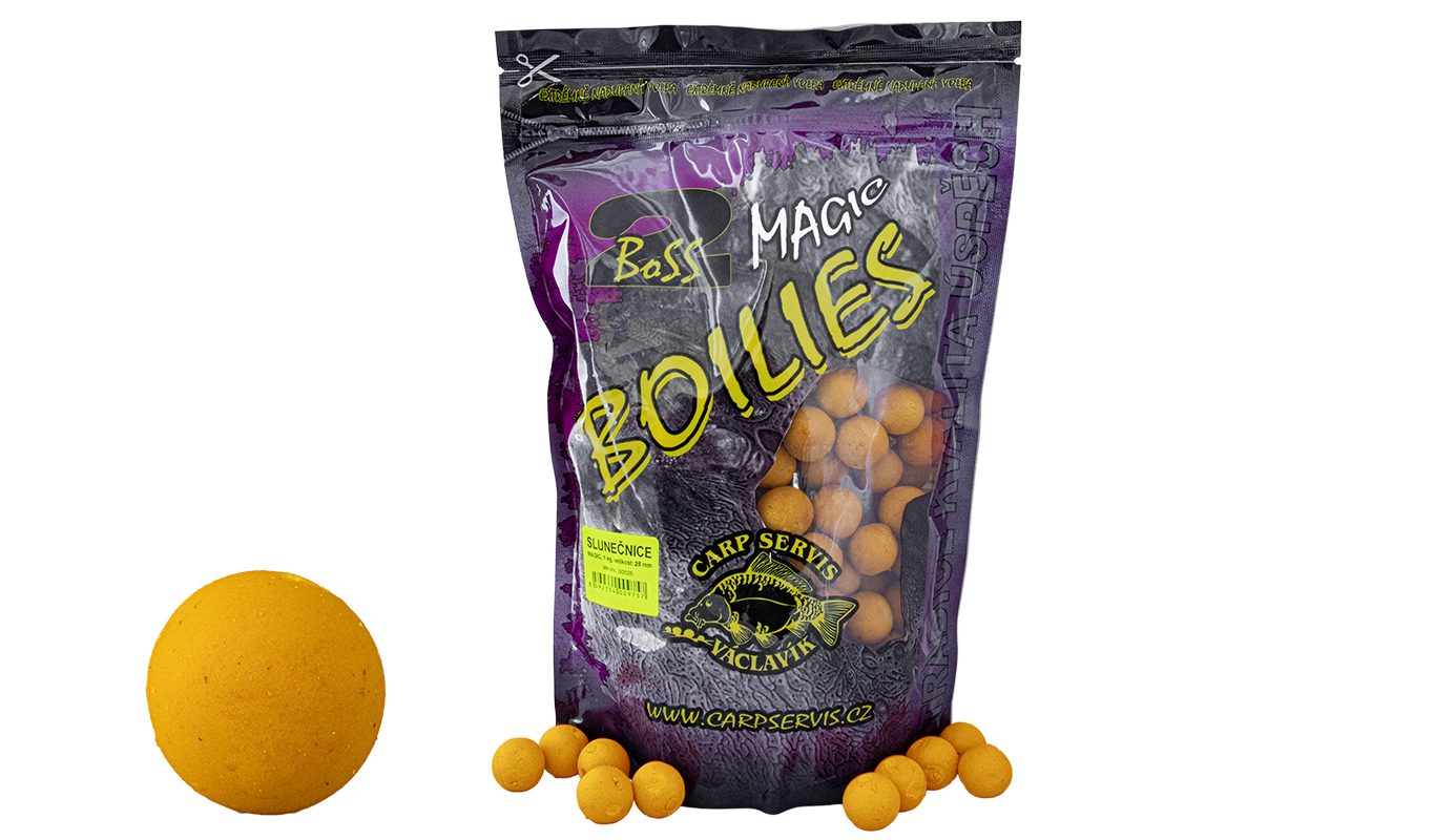 Carp Servis Václavík boilies Boss2 Magic Slunečnice 25mm 1kg