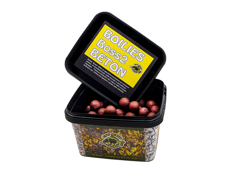 Carp Servis Václavík boilies Boss2 Beton Přírodní játra 500g Průměr: 25mm