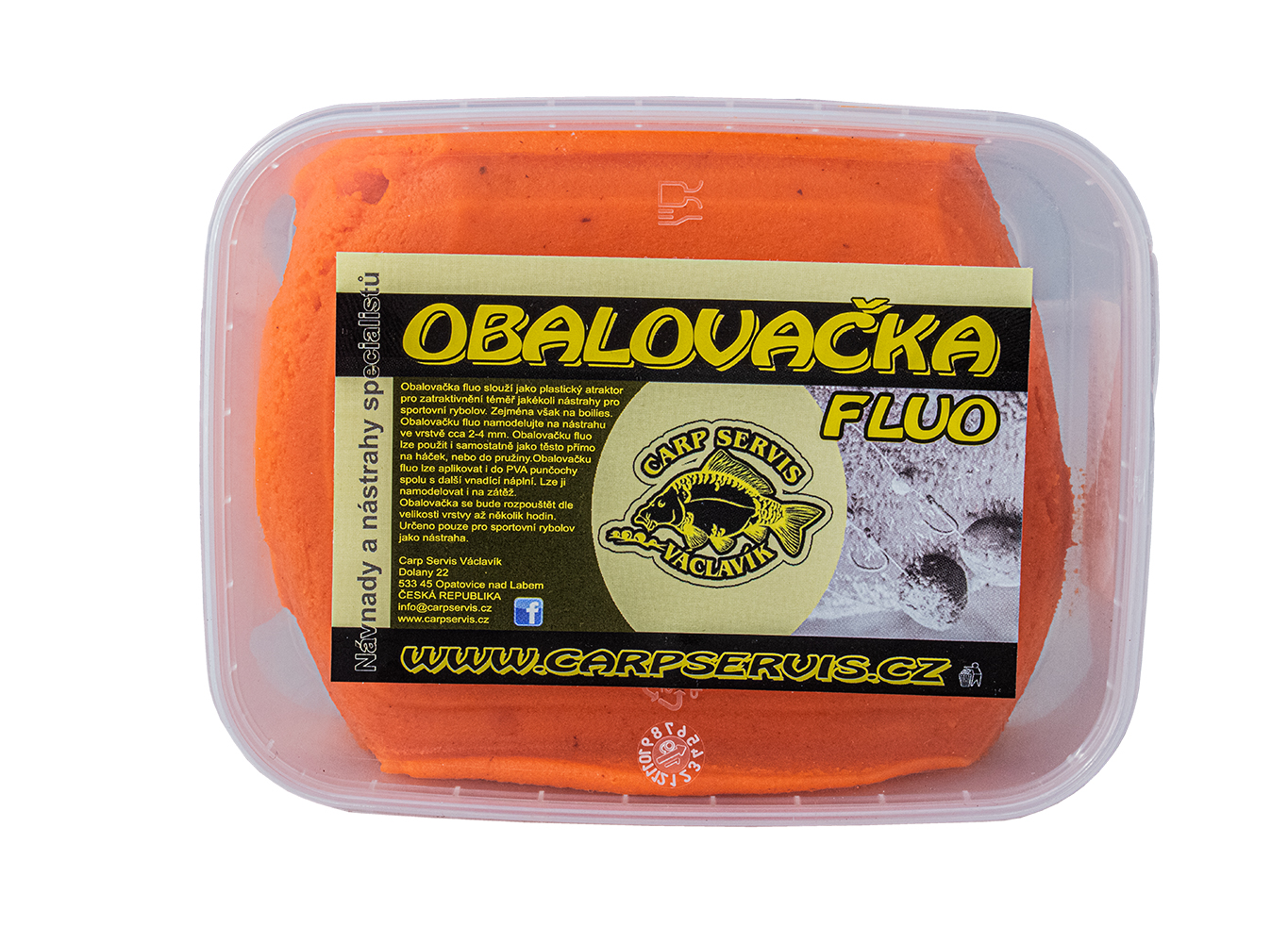 Carp Servis Václavík Fluo obalovačka 150g Příchuť: Pikantér