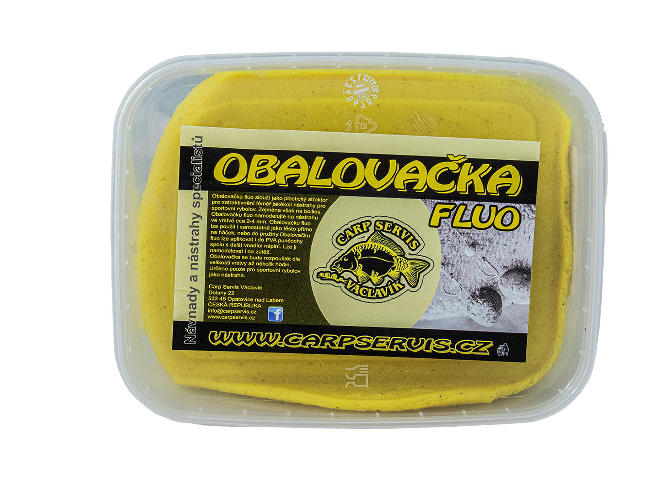 Carp Servis Václavík Fluo obalovačka 150g Příchuť: Slunečnice