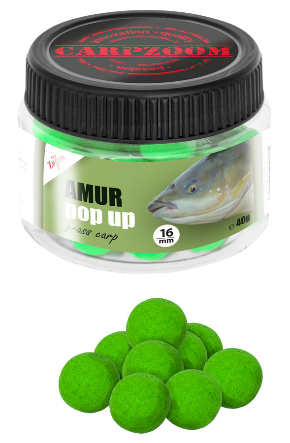 Carp Zoom boilies Amur Pop Up 16mm 40g