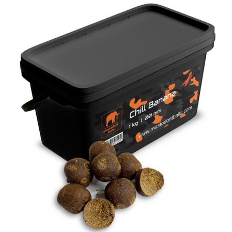 Mastodont Baits boilies Chill Banana 20mm Balení: 1kg