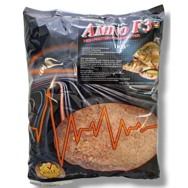 Saenger krmítková směs Amino F3 1kg Příchuť: Rotauge