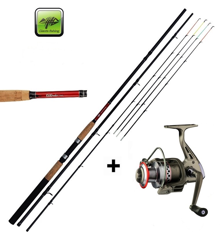 Giants fishing prut CLX Feeder 3,6m 90g + naviják SPX 3000 FD