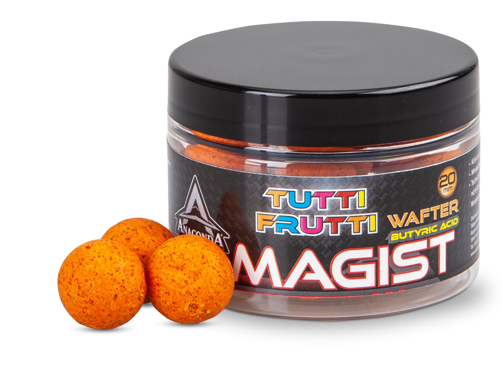 Anaconda vyvážené boilie Wafter Magist Tutti Frutti 70g Průměr: 20mm
