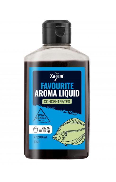 Carp Zoom Favourite Aroma Liquid Pellet Plus 200ml Příchuť: Ryba