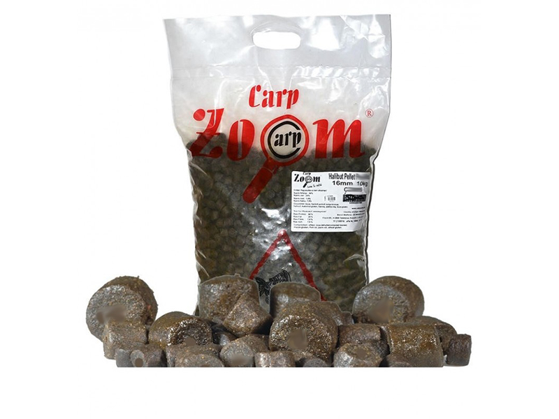 Carp Zoom pelety bez dírky Feeding Halibut Pellets 10kg Průměr: 20mm