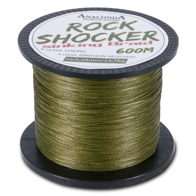 Anaconda pletená šňůra Rockshocker 600m Průměr: 0,30mm