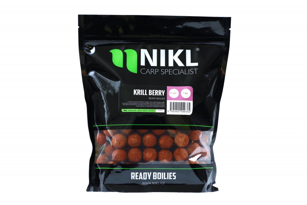 Karel Nikl hotové boilies KrillBerry 30mm 1kg