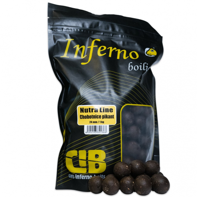 Carp Inferno boilies Nutra Line Chobotnice Pikant 24mm 1kg