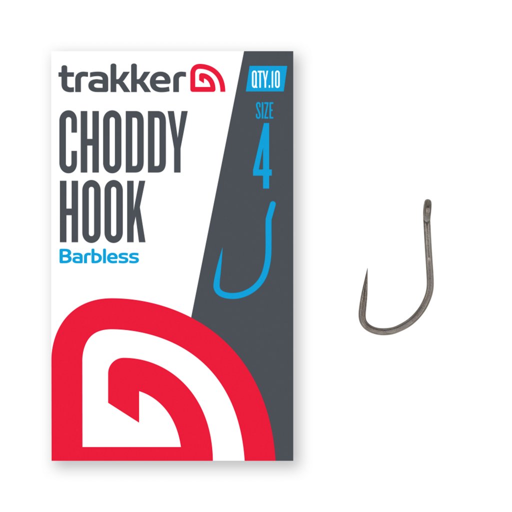 Trakker háček bez protihrotu Choddy Hooks Velikost: 4