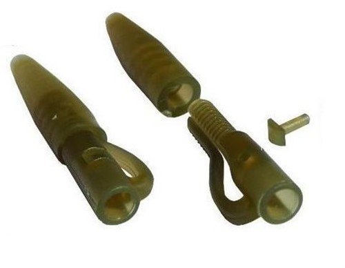 Extra Carp závěska s čepičkou Lead Clip With Tail Rubber 10ks