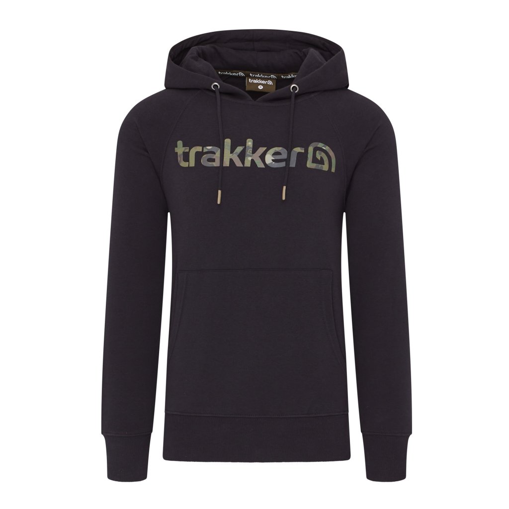 Trakker mikina CR Logo Hoody Black Camo Velikost: S