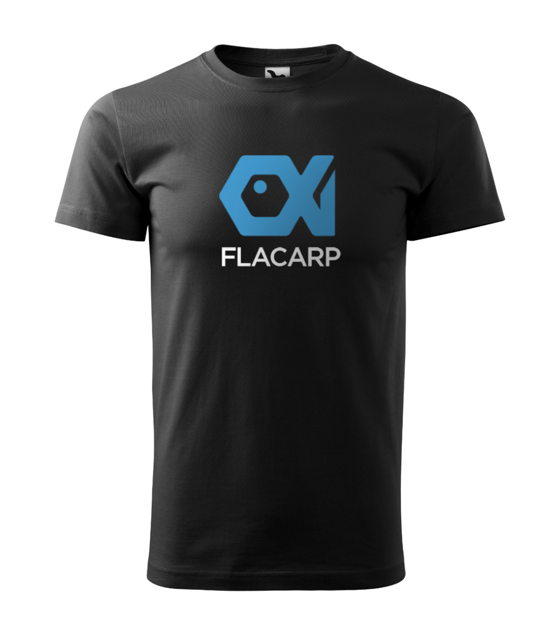 Flacarp tričko černé s barevným potiskem Velikost: XL