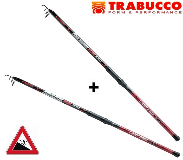 Trabucco teleskopický prut Revenge WRC Carp 3504, 3,5m akce 1+1 zdarma!