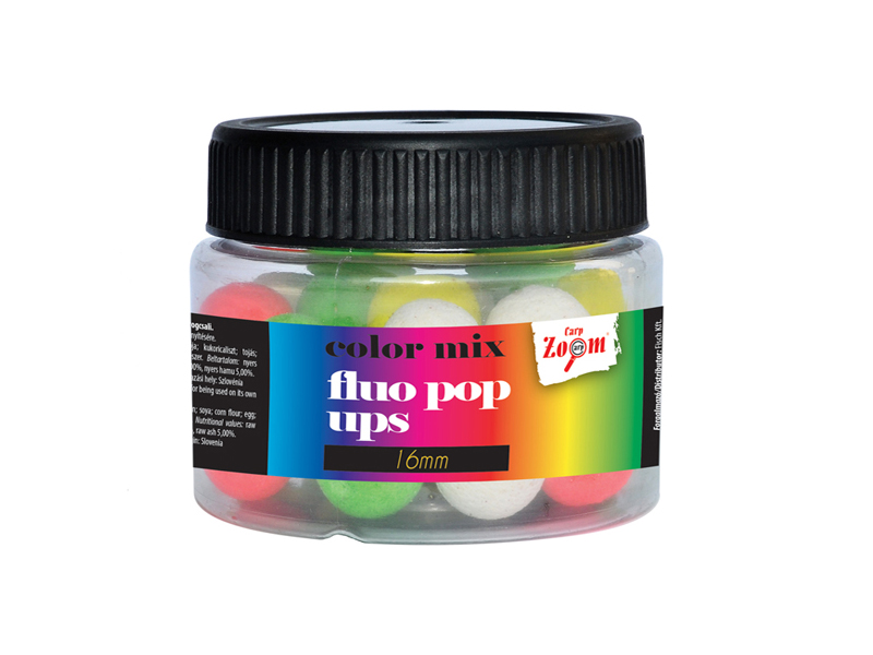 Carp Zoom Fluo Pop Ups mix barev 50g Průměr: 12mm