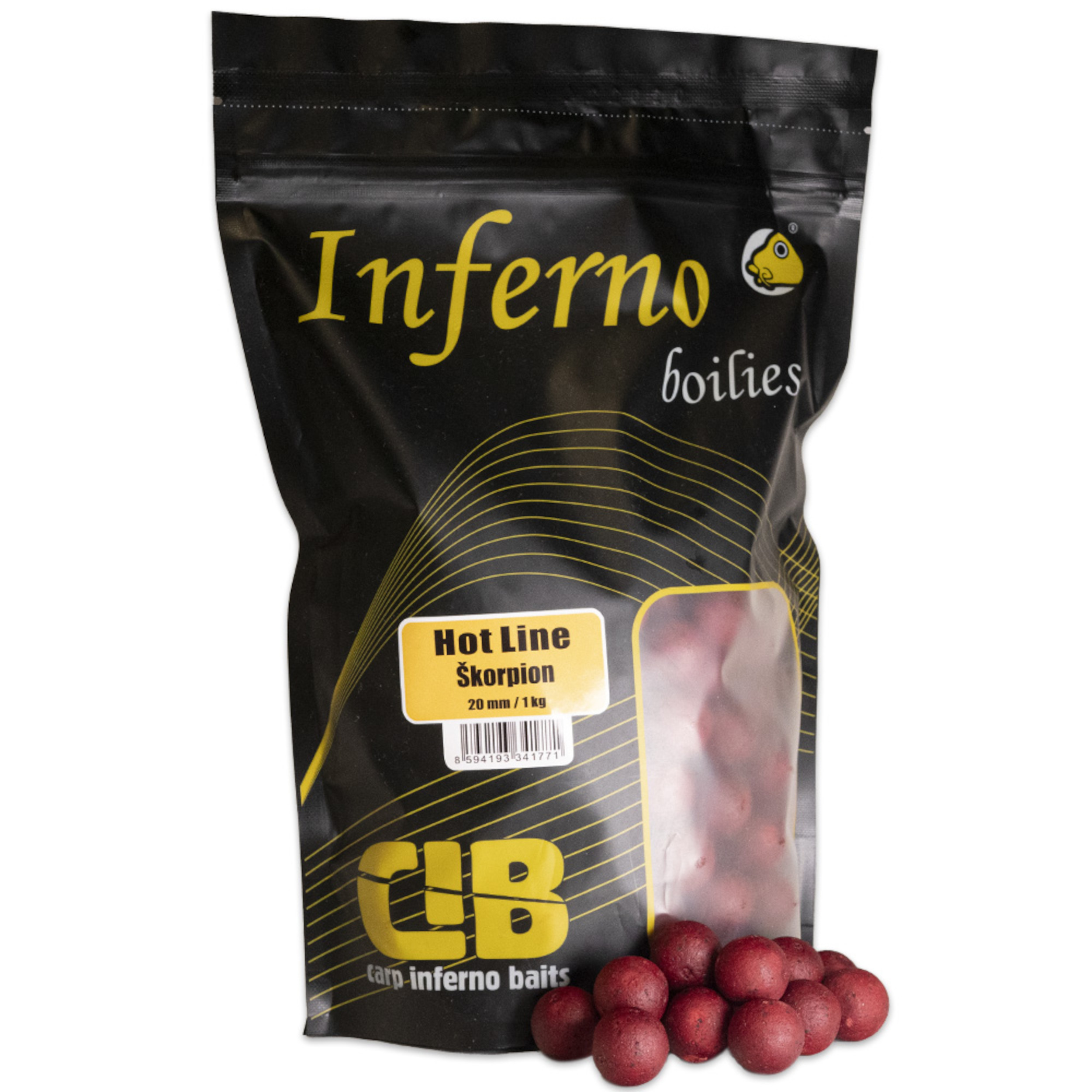 Carp Inferno boilies Hot Line Škorpion 20mm Balení: 1kg